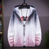 Summer gradient color-blocked sun-protective clothing, breathable couple skin jackets, cycling and fishing sun-protective coats, trendy live-streaming supply Specification image